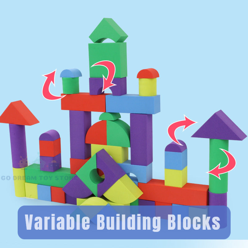 Blocs de construction souples – 46 pièces