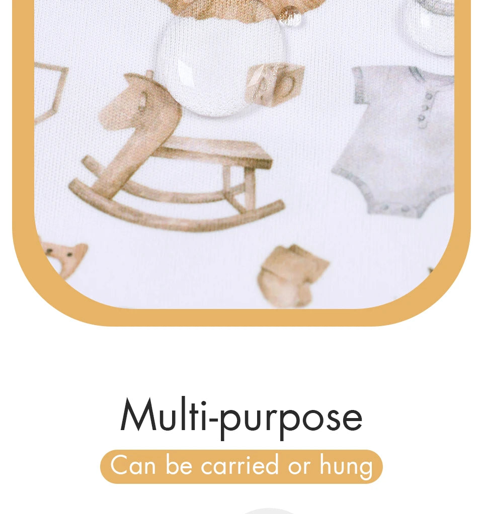 Mini Sac à Langer Imperméable – Pratique, Compact et Éco-Responsable !