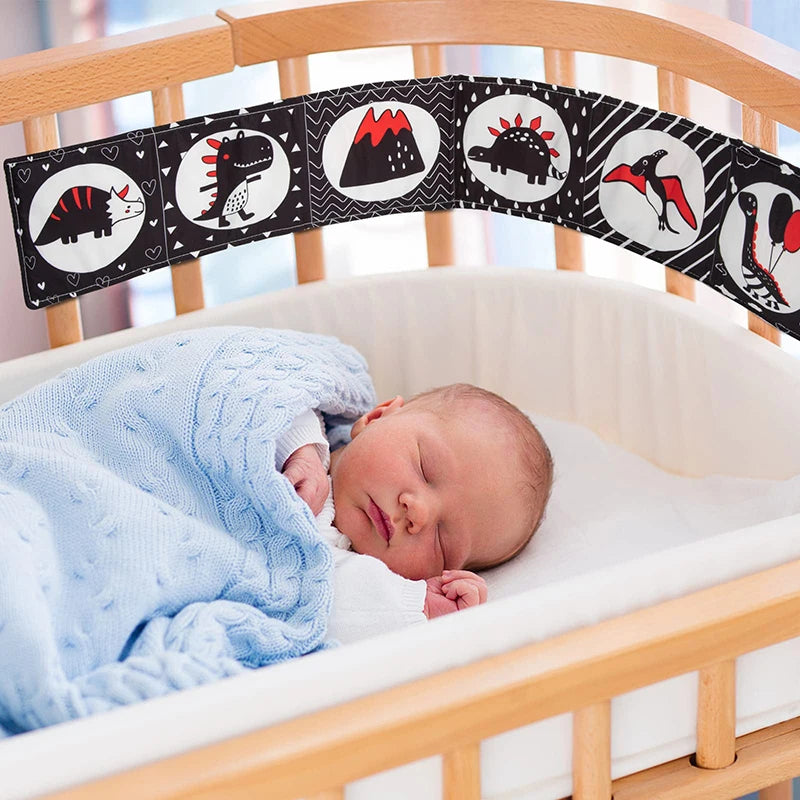 Livre en Tissu Sensoriel pour Bébé – Apprentissage, Éveil et Sécurité