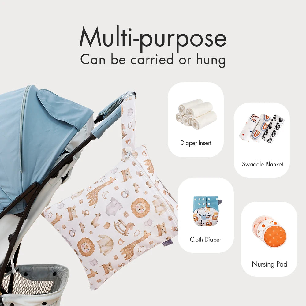 Mini Sac à Langer Imperméable – Pratique, Compact et Éco-Responsable !
