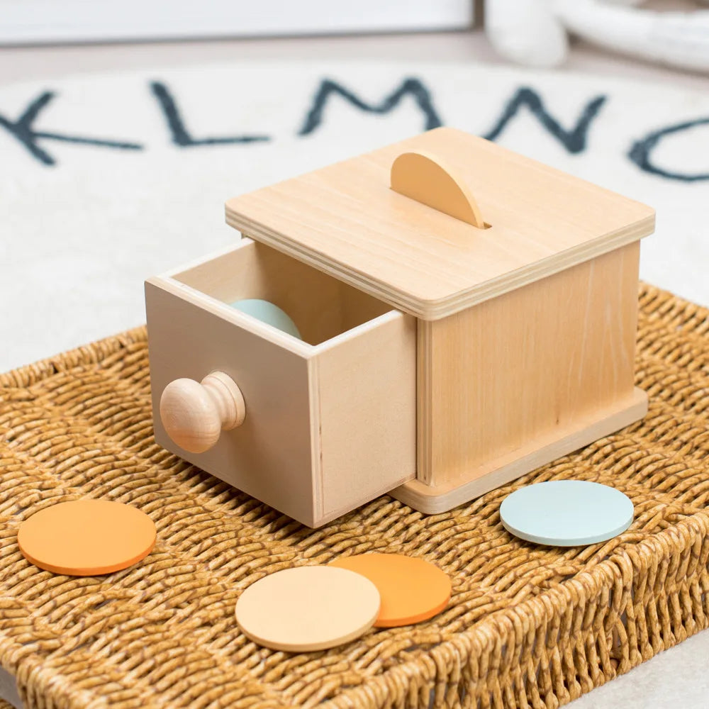 Jeu Montessori – Boîte à Balles en Bois