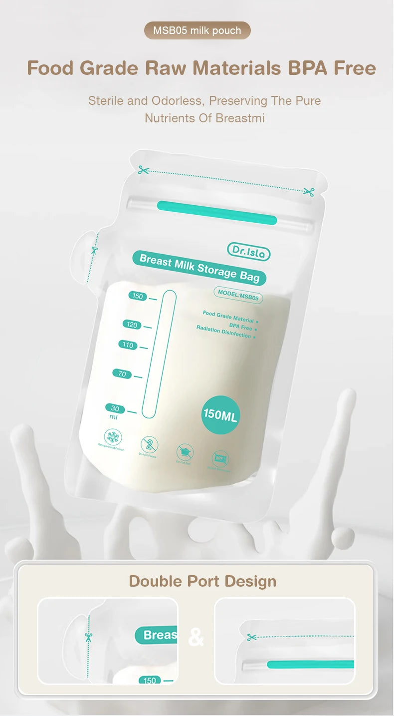 Sacs de Conservation du Lait Maternel – Pratiques, Hygiéniques et Respectueux de l’Environnement