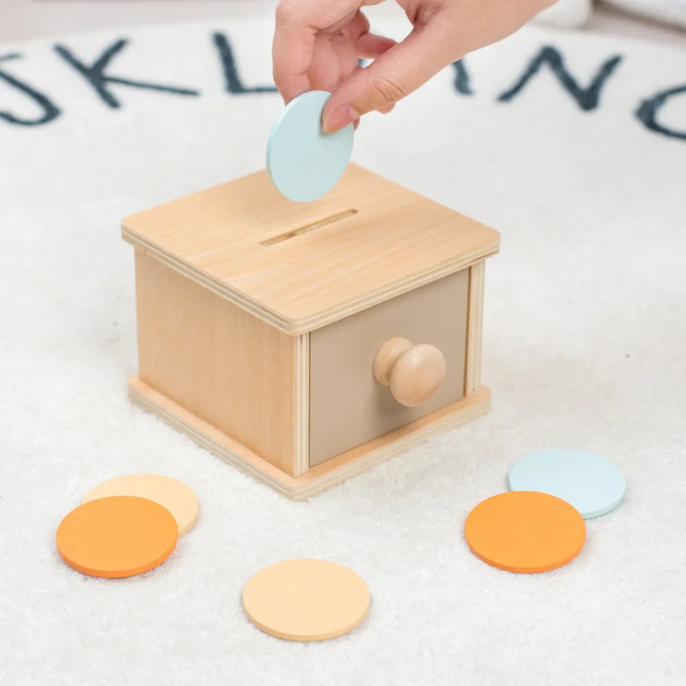 Jeu Montessori – Boîte à Balles en Bois