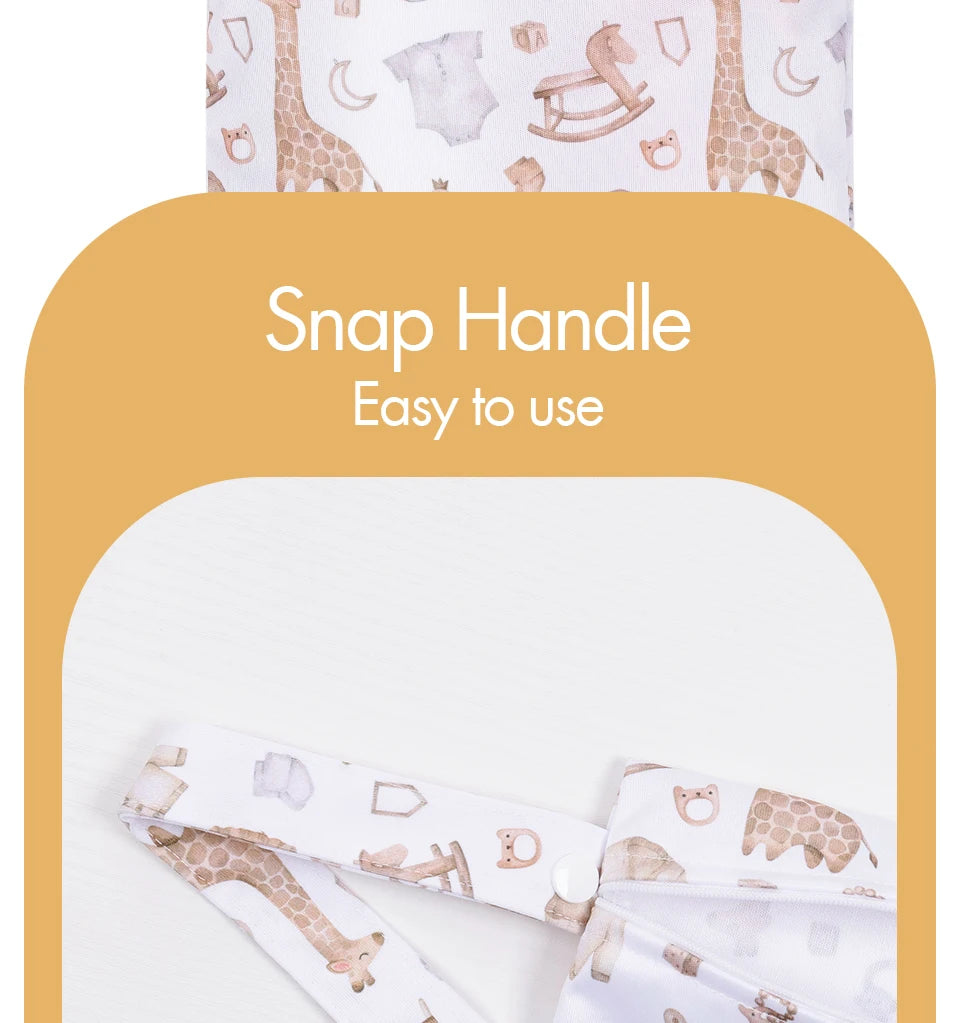 Mini Sac à Langer Imperméable – Pratique, Compact et Éco-Responsable !
