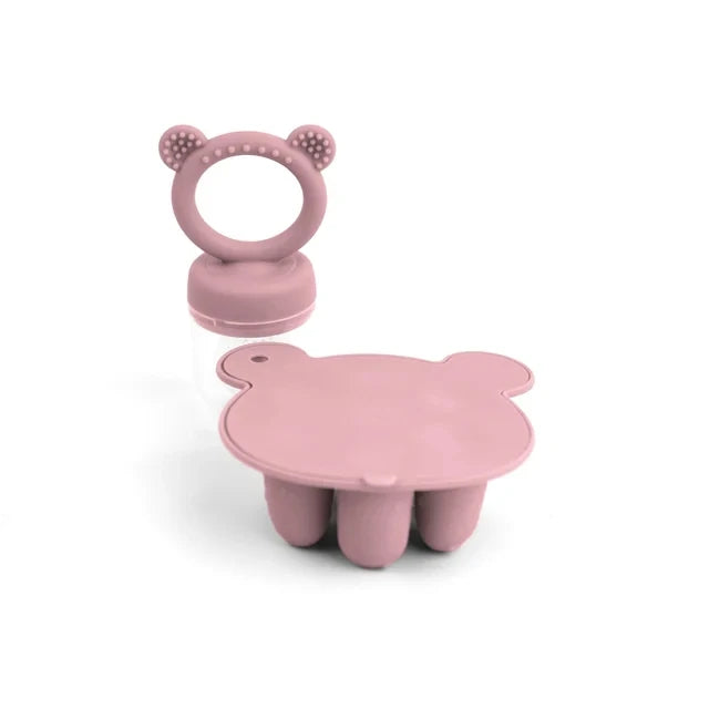 Ensemble tétine, mordeur, moules en silicone