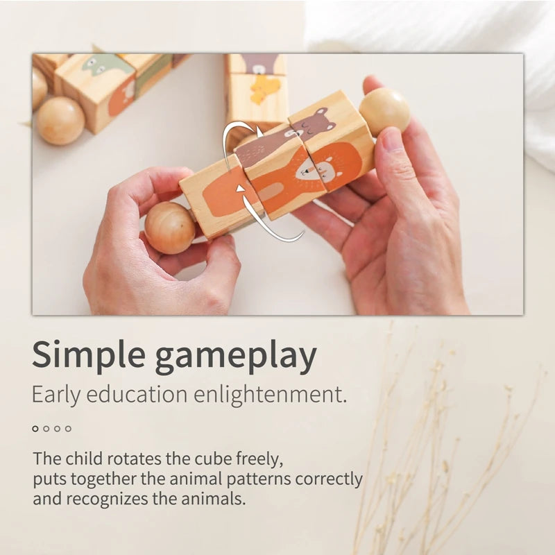 Hochets animaux puzzle et sonores