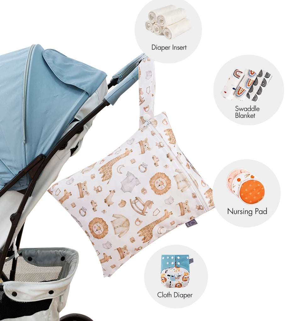 Mini Sac à Langer Imperméable – Pratique, Compact et Éco-Responsable !