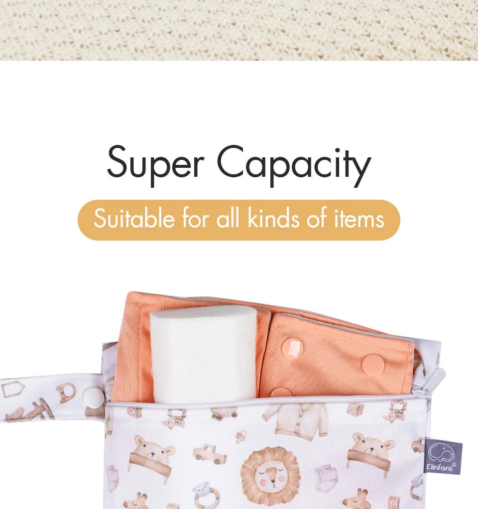 Mini Sac à Langer Imperméable – Pratique, Compact et Éco-Responsable !