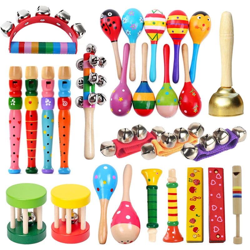 Instruments de Musique en Bois pour Enfants