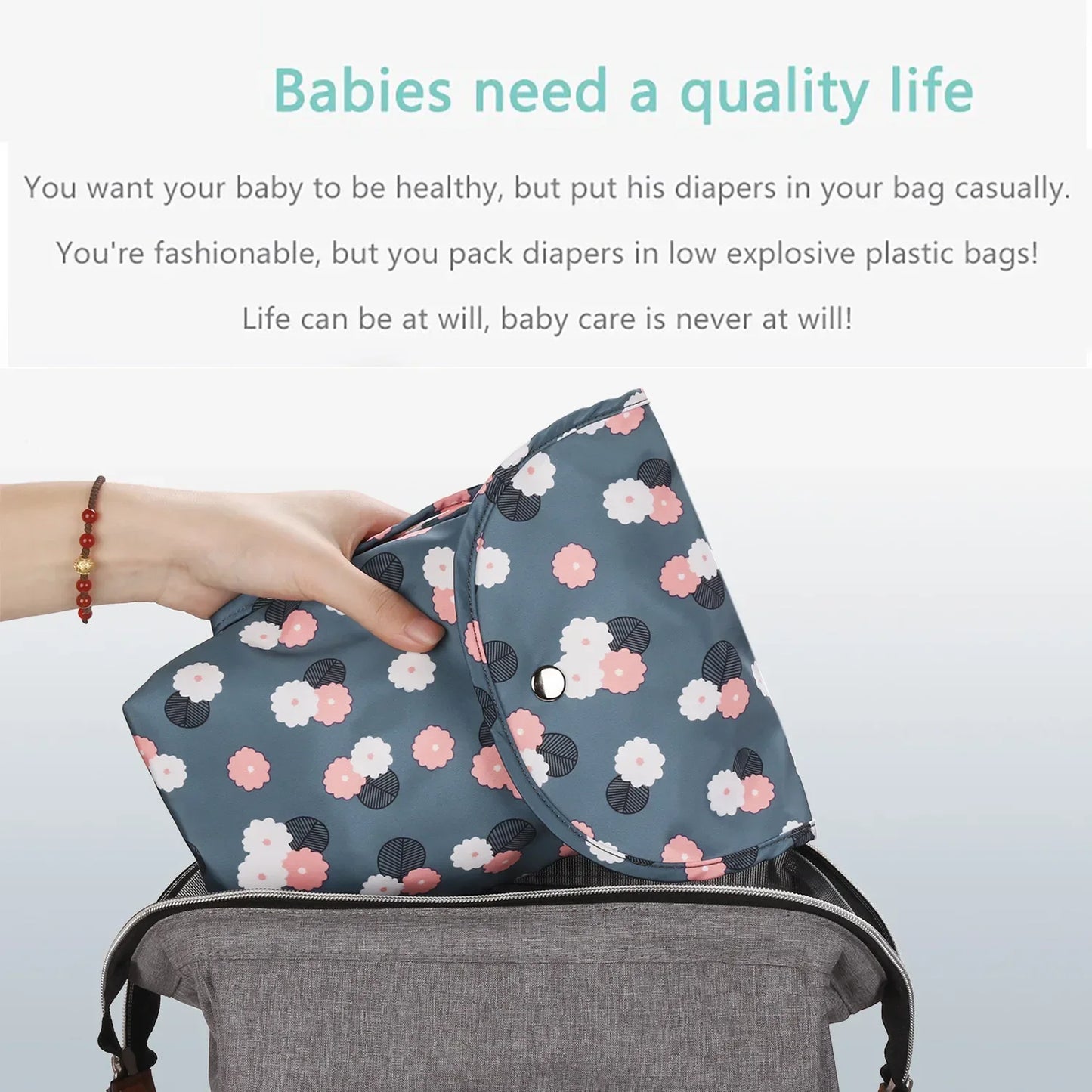 Sac à Langer Portable – Organisation et Praticité pour les Parents en Déplacement