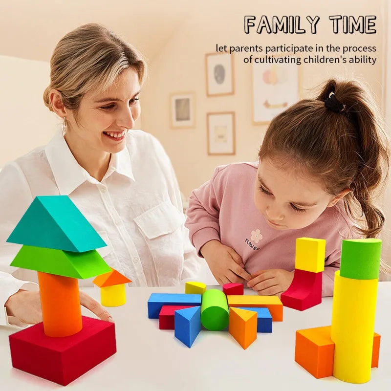 Blocs de construction souples – 46 pièces