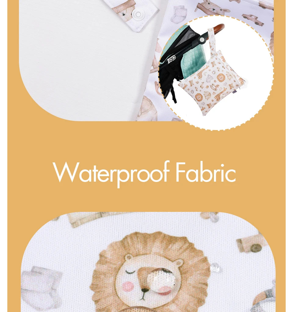 Mini Sac à Langer Imperméable – Pratique, Compact et Éco-Responsable !