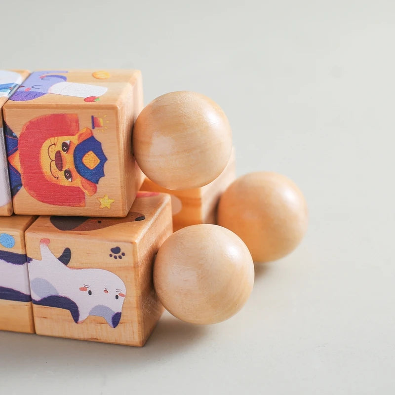 Hochets animaux puzzle et sonores