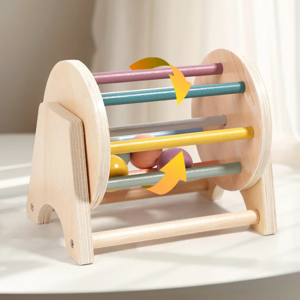 Jeu Montessori – Boîte à Balles en Bois