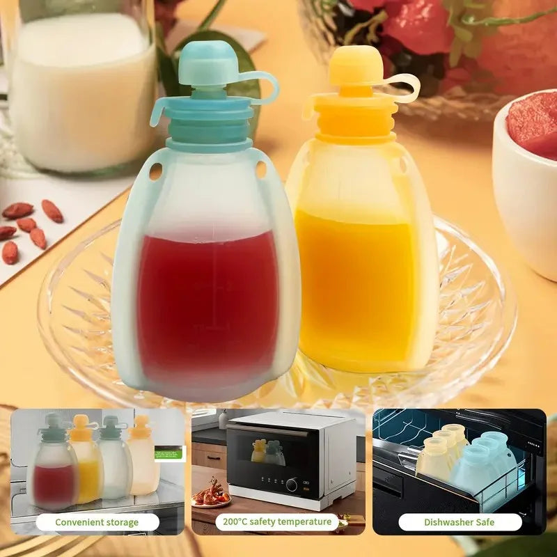 Sac de stockage réutilisation en silicone alimentaire