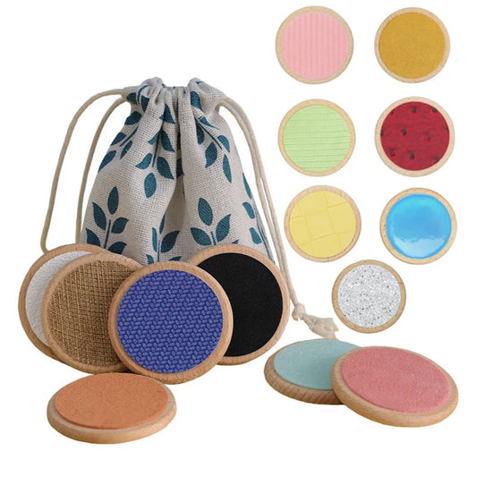 Jeu Sensoriel Montessori – Jeu d'Appariement Tactile et Cognition des Couleurs