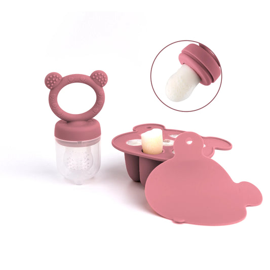 Ensemble tétine, mordeur, moules en silicone