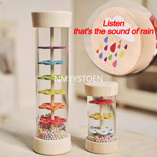 Jouet sonore en bois – bruit de pluie