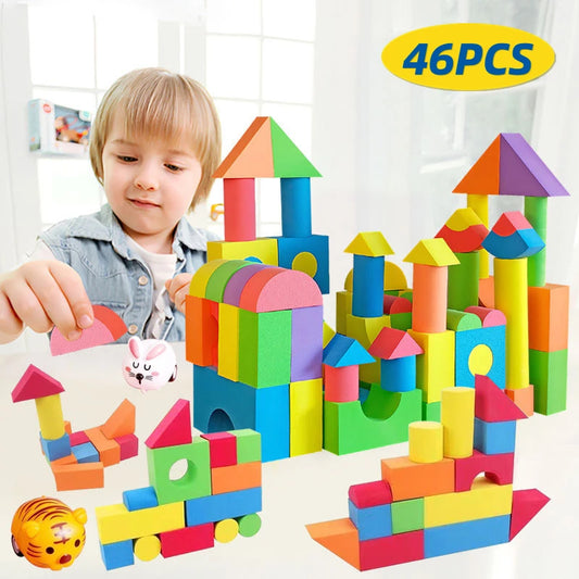 Blocs de construction souples – 46 pièces